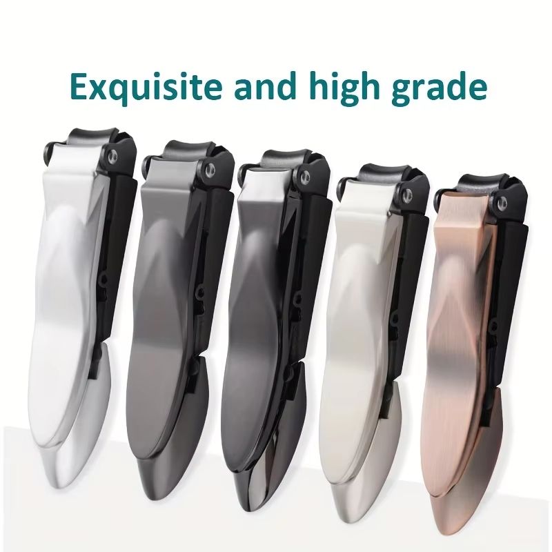 Stainless Steel Nail Clippers  Sharp Edge Fingernail  Thick Toenail Trimmer 1