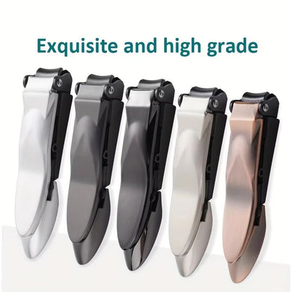 Stainless Steel Nail Clippers  Sharp Edge Fingernail  Thick Toenail Trimmer 1