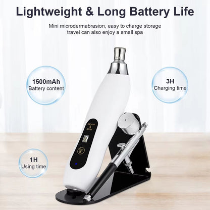 2in1 Diamond Microdermabrasion Machine With Hydrating Sprayer  Deep Facial Cleaning  Blackhead Remo 3