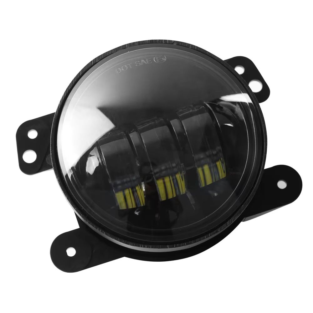 4Inch Amber LED Fog Lights  60W OffRoad Lamps For Jeep Wrangler 19972018 JK TJ LJ 4