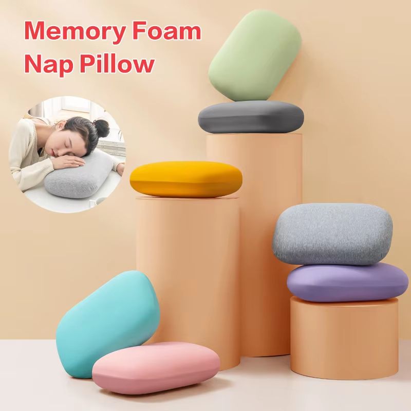 Memory Foam Travel Neck Pillow  Slow Rebound Cervical Support  Nap Cushion 2