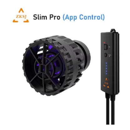 ZKSJ Mini Aquarium Wave Maker – Slim Circulation Pump with 3 Wave Patterns
