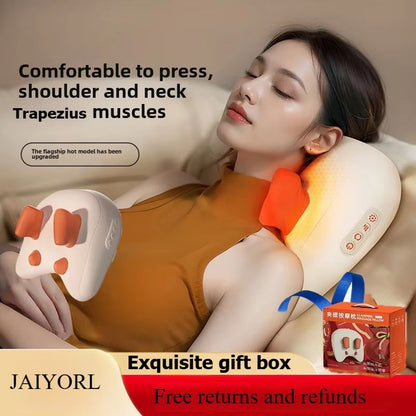 Wireless Electric Shiatsu Massage Pillow  Neck Shoulder And Back Massager With Heat 6