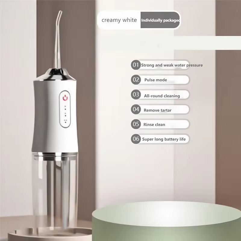 Portable Electric Tooth Washer – Rechargeable Dental Cleaner for Teeth Whitening & Oral Care
