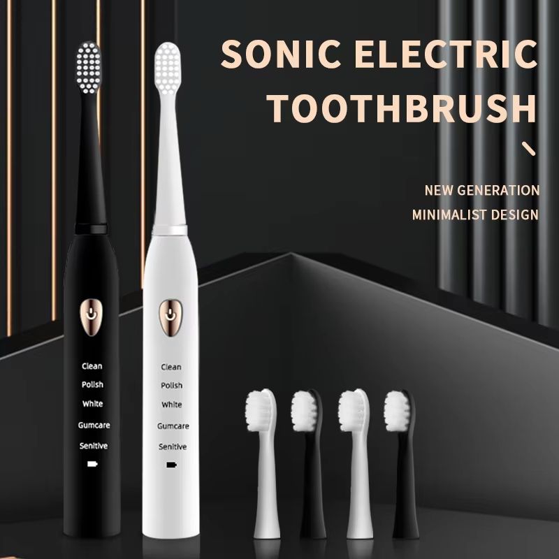 Jianpai Sonic Electric Toothbrush – 5 Modes USB Rechargeable & Waterproof