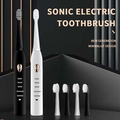 Jianpai Sonic Electric Toothbrush – 5 Modes USB Rechargeable & Waterproof
