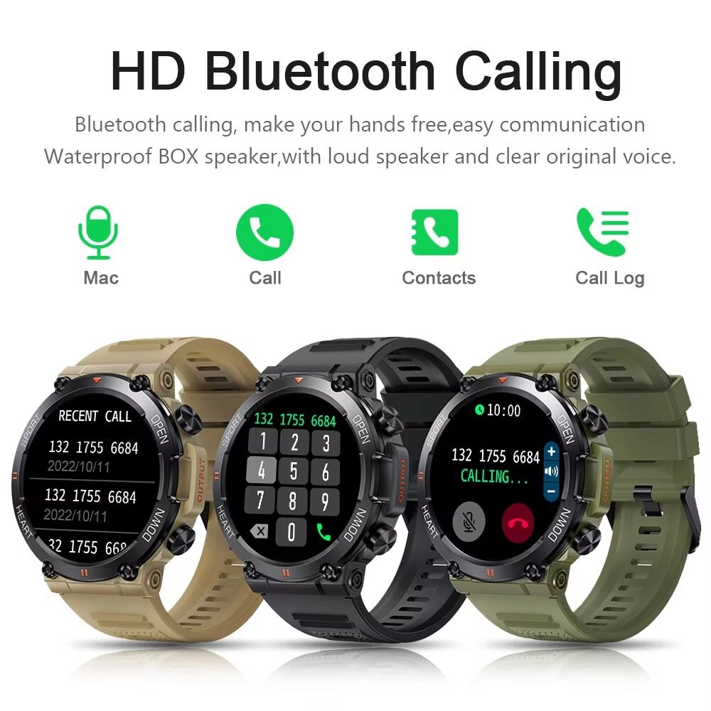 MEVADEN HD Smartwatch  Bluetooth Call Fitness Tracker  Heart Monitor For Android And IOS 1