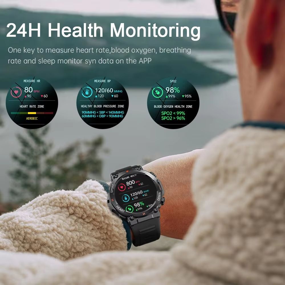 MEVADEN HD Smartwatch  Bluetooth Call Fitness Tracker  Heart Monitor For Android And IOS 2