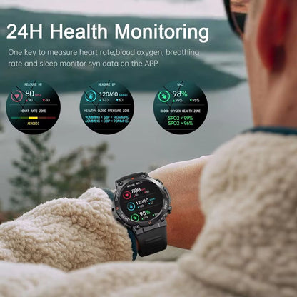 MEVADEN HD Smartwatch  Bluetooth Call Fitness Tracker  Heart Monitor For Android And IOS 2