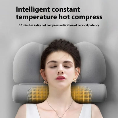 Upgraded Wormwood Hot Compress Cervical Pillow For Neck Heat Therapy Sleep Support 1