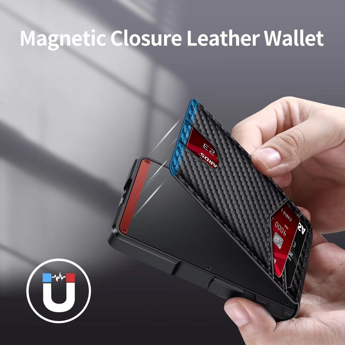 Tactical RFID Blocking Wallet  Minimalist Metal Bifold For Men With Gift Box 5