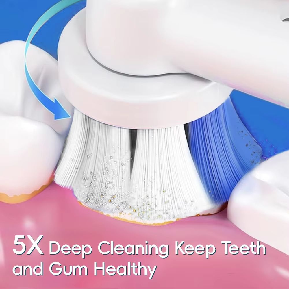 Rechargeable Electric Rotary Toothbrush  Compatible With OralB Brush Heads 4
