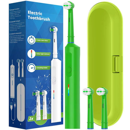 Rechargeable Electric Rotary Toothbrush  Compatible With OralB Brush Heads 9