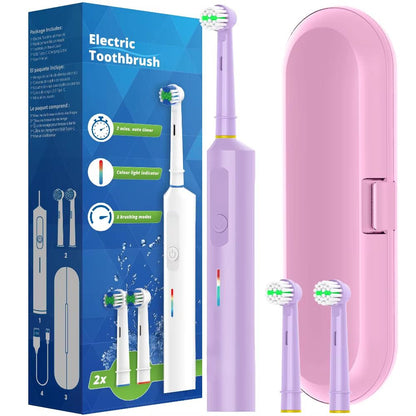 Rechargeable Electric Rotary Toothbrush  Compatible With OralB Brush Heads 6