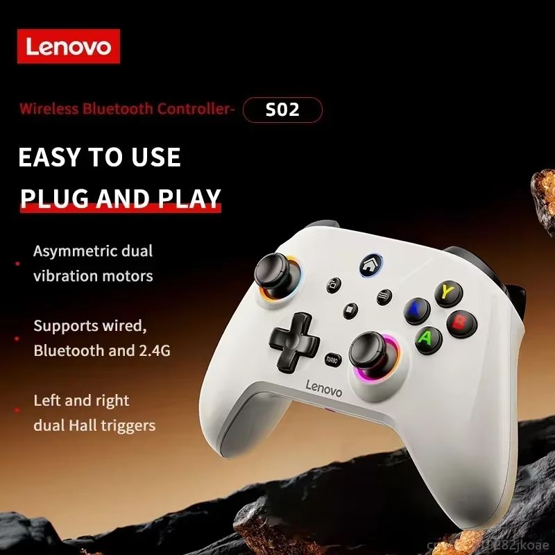 Lenovo S02 Wireless Controller  Bluetooth Gamepad With Dual Vibration  SixAxis Motion 4