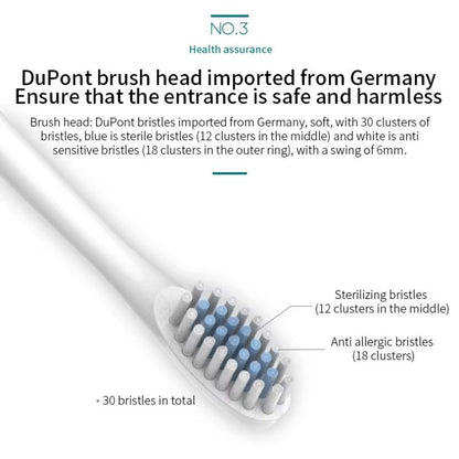 Universal Automatic Electric Toothbrush  SixSpeed Rechargeable With Soft Bristles For Adults  Child 3