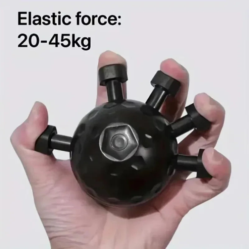 Five-finger grip all-in-one professional hand strength trainer, wrist strengthener, arm exerciser, finger press ball