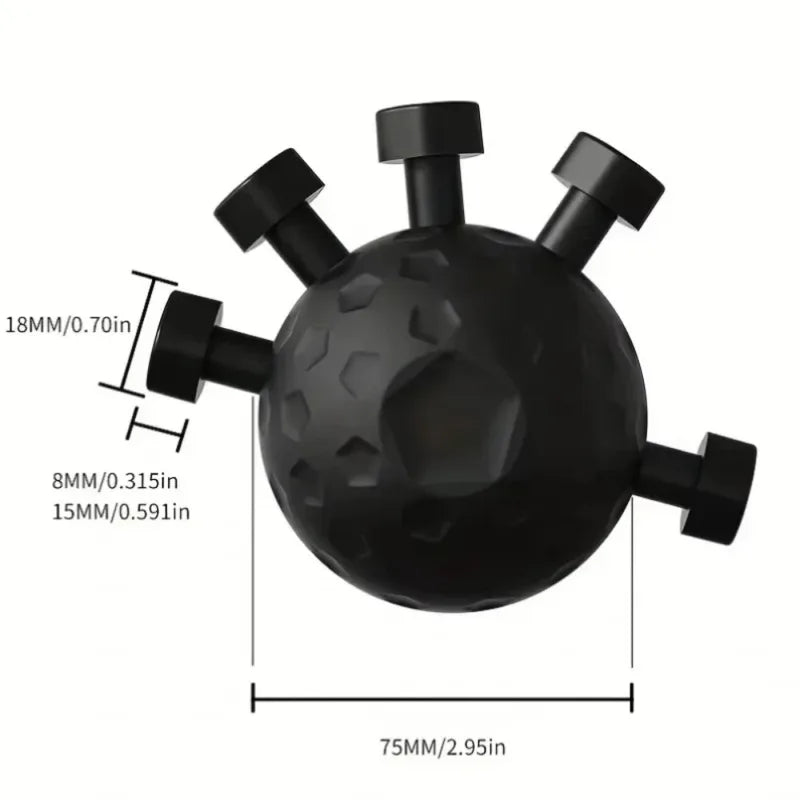 Five-finger grip all-in-one professional hand strength trainer, wrist strengthener, arm exerciser, finger press ball