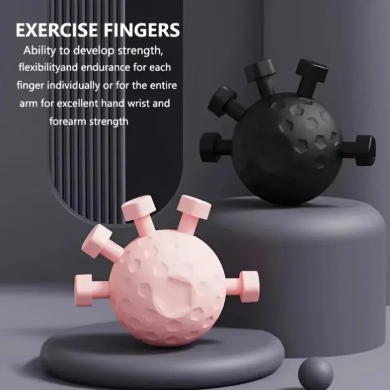 Five-finger grip all-in-one professional hand strength trainer, wrist strengthener, arm exerciser, finger press ball