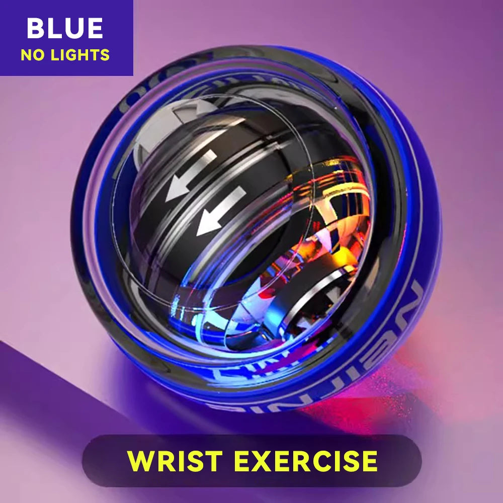 Self-Starting Wrist Strength Ball Device, Wrist Gyro Ball Power Trainer Ball, Forearm Exerciser Strengthen Arms Fingers