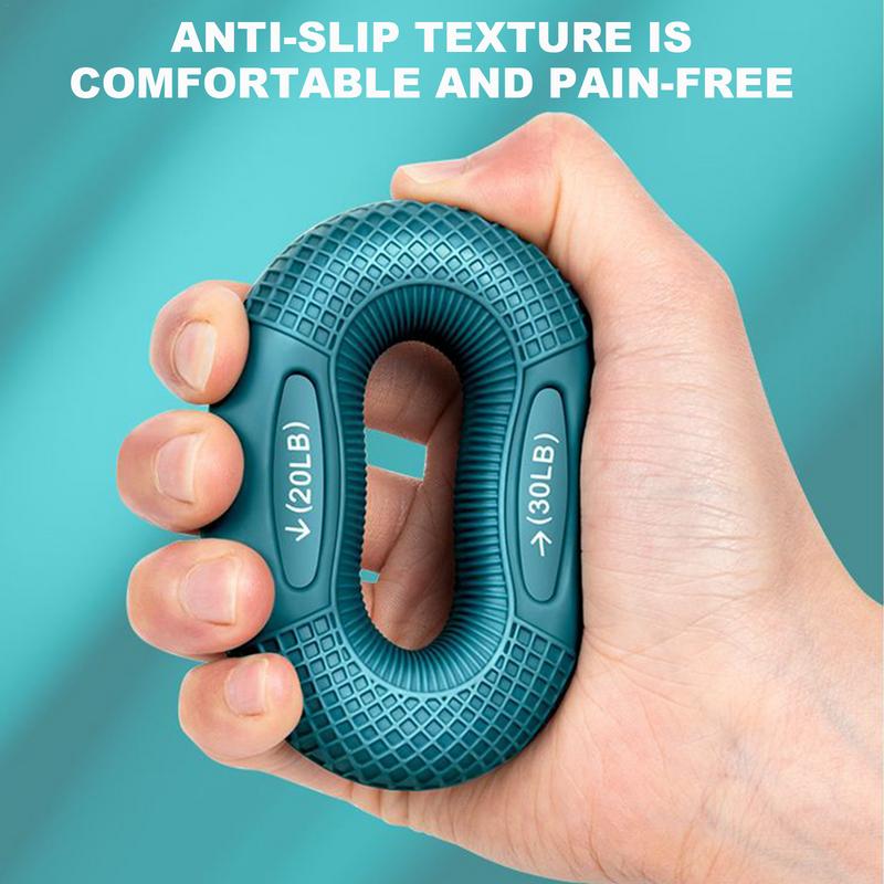 Hand Muscle Strengthener Ring, Silicone Finger Gripper, Wrist Finger Trainer for Exercise