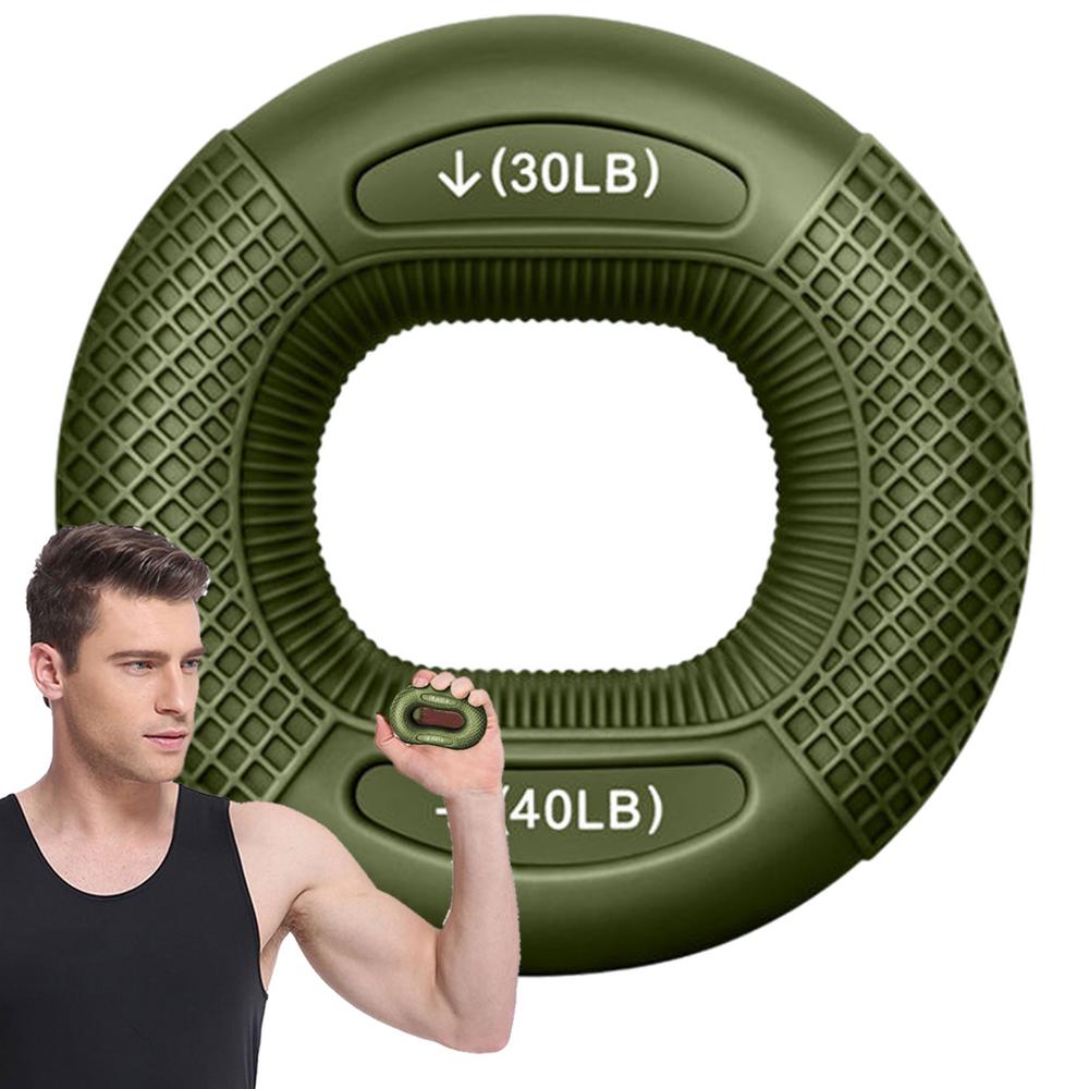 Hand Muscle Strengthener Ring, Silicone Finger Gripper, Wrist Finger Trainer for Exercise