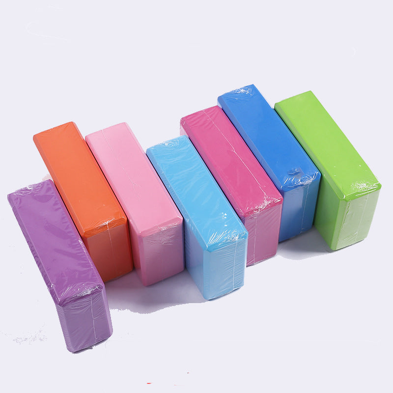 Gym Blocks EVA Foam Brick Training, Yoga Bolster Cushion, Fitness Dance Tool for Stretching Body Shaping