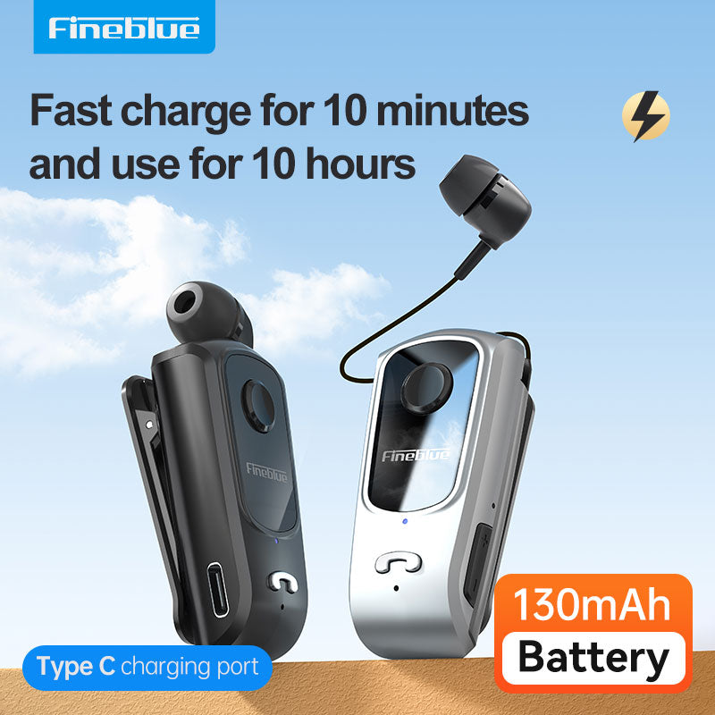 Retractable Wireless Earbuds Fineblue F920 Mini Bluetooth Headset With Call Alerts For HandsFree Sp 1