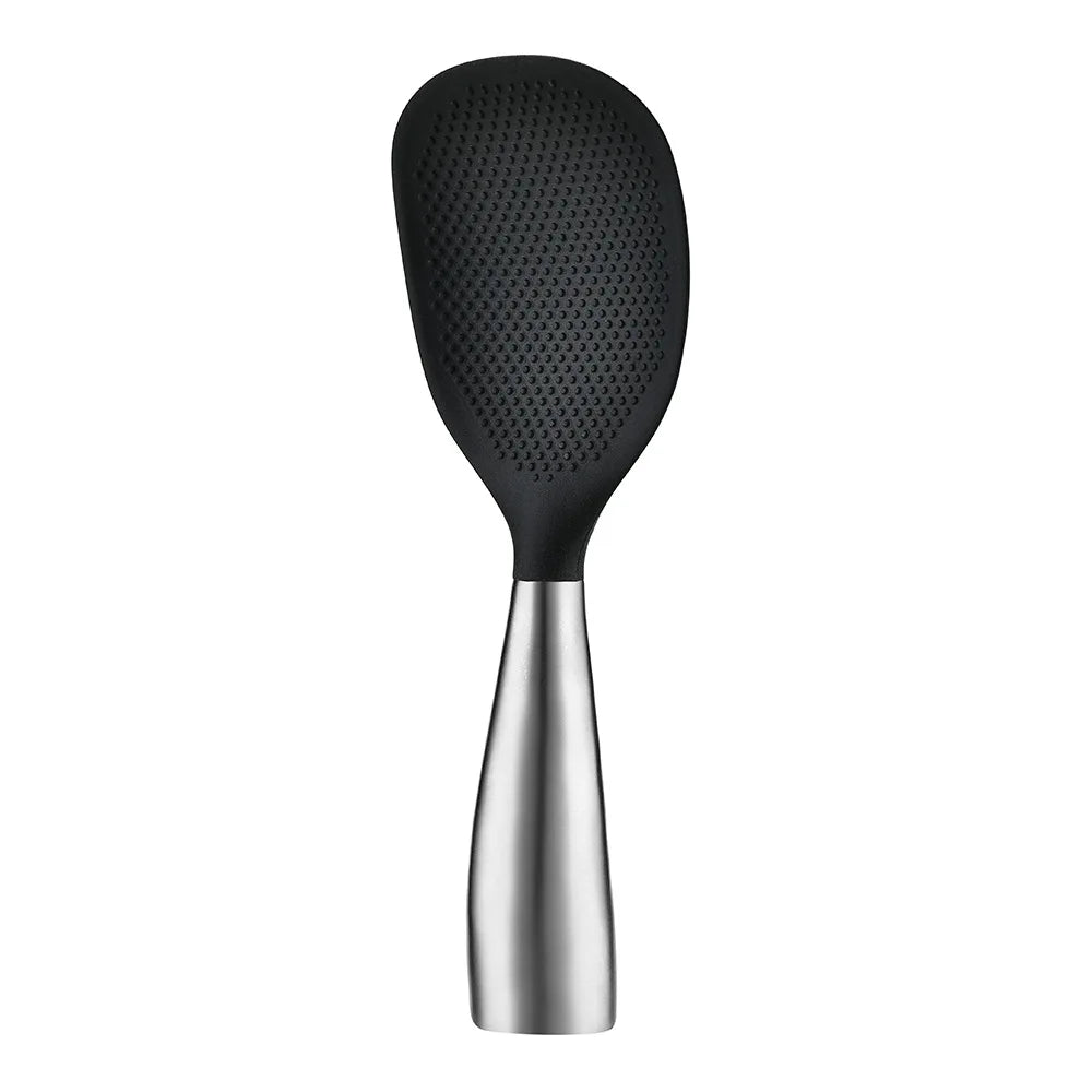 Professional Silicone Cooking Spoon,Heat Resistant Non Stick Utensil for Safe Stirring,Anti Scalding Design