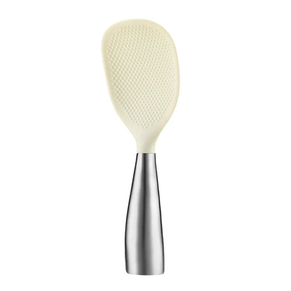 Professional Silicone Cooking Spoon,Heat Resistant Non Stick Utensil for Safe Stirring,Anti Scalding Design