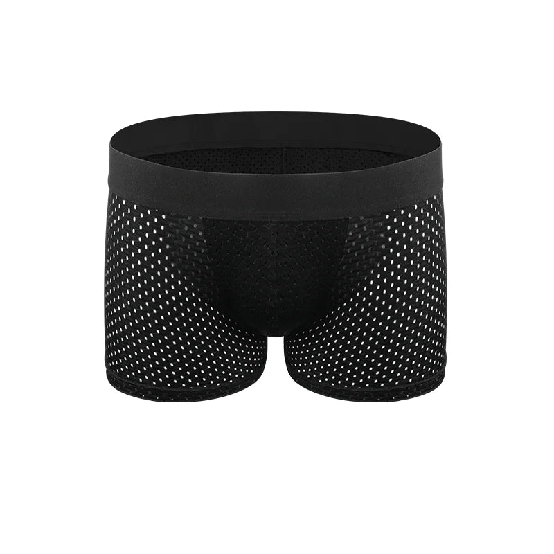 Mens Butt Enhancer Underwear Sexy Boxer Shorts With Removable Padded Hip Lifter Soft Shapewear  Hig