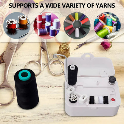 Portable Electric Bobbin Winder  Automatic Sewing Machine Thread Winder With Handle 2