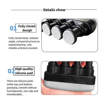 Power Trainer Medium Tension, Guitar Hand Grip Finger Exerciser Strengthener, Home Fitness Entry Finger Exerciser