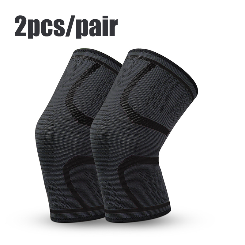 Knee Support Braces Sport Compression Sleeve, Elastic Nylon Pad for Fitness Running Basketball Volleyball