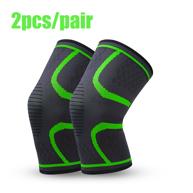 Knee Support Braces Sport Compression Sleeve, Elastic Nylon Pad for Fitness Running Basketball Volleyball