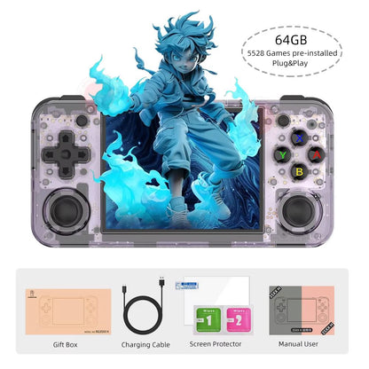 ANBERNIC RG35XX H Handheld Retro Game Console  35 IPS Screen 5000 Games  3300mAh Battery 8