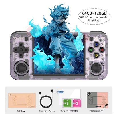 ANBERNIC RG35XX H Handheld Retro Game Console  35 IPS Screen 5000 Games  3300mAh Battery 13