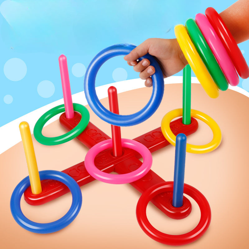Interactive Ring Toss Game, Fun Stacking Ring Games for Early Education, Indoor Outdoor Sports and Fitness Toys for All