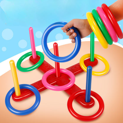 Interactive Ring Toss Game, Fun Stacking Ring Games for Early Education, Indoor Outdoor Sports and Fitness Toys for All
