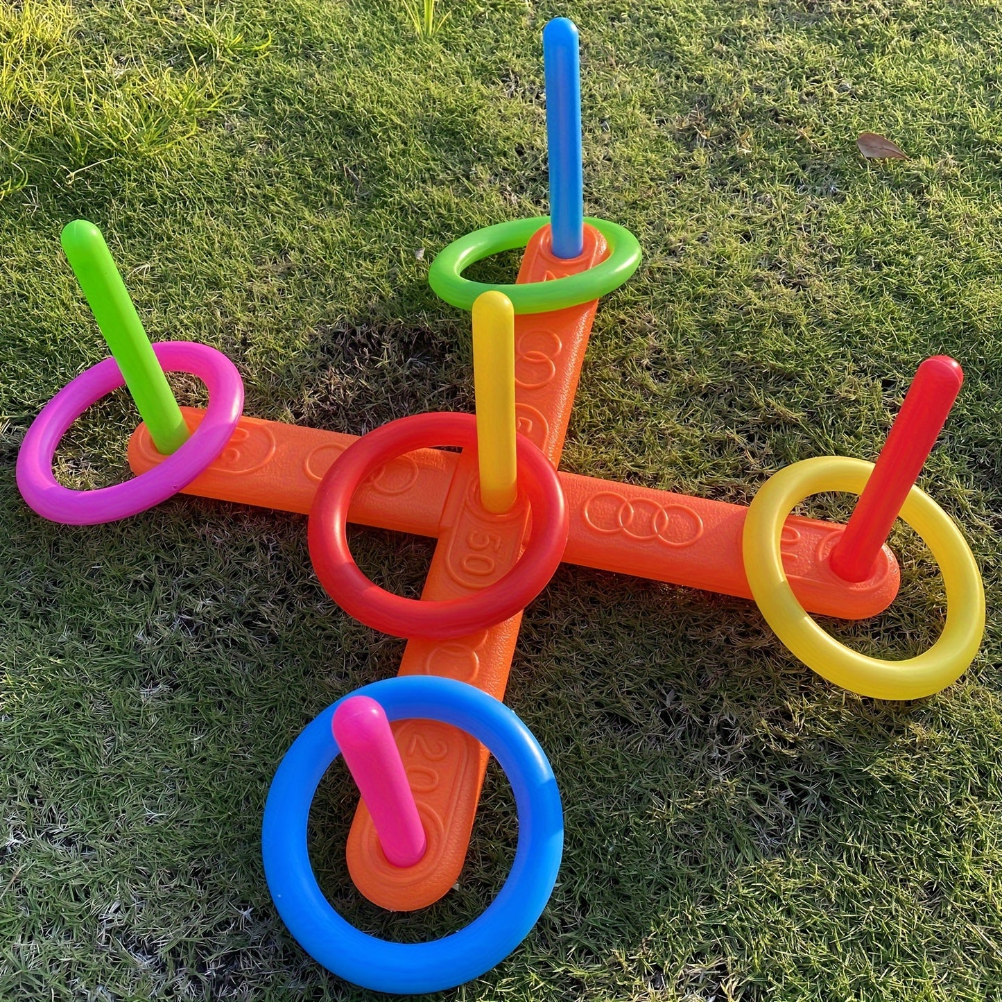 Interactive Ring Toss Game, Fun Stacking Ring Games for Early Education, Indoor Outdoor Sports and Fitness Toys for All