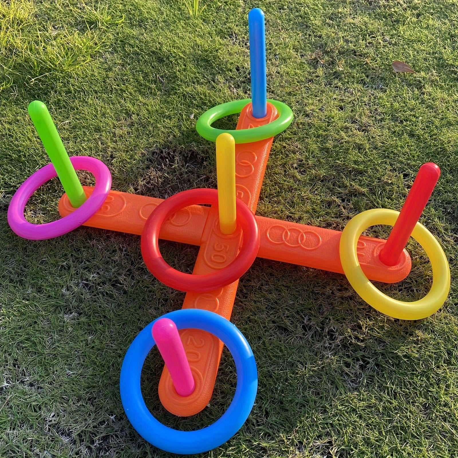 Interactive Ring Toss Game, Fun Stacking Ring Games for Early Education, Indoor Outdoor Sports and Fitness Toys for All