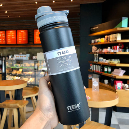 750ML Insulated Thermos Bottle, Stainless Steel Vacuum Flask, Travel Mug for Coffee & Kids Drinks, Leak-Proof Termica