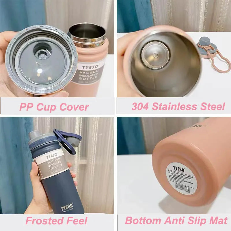 750ML Insulated Thermos Bottle Stainless Steel Vacuum Flask Travel Mug For Coffee  Kids Drinks Leak 3