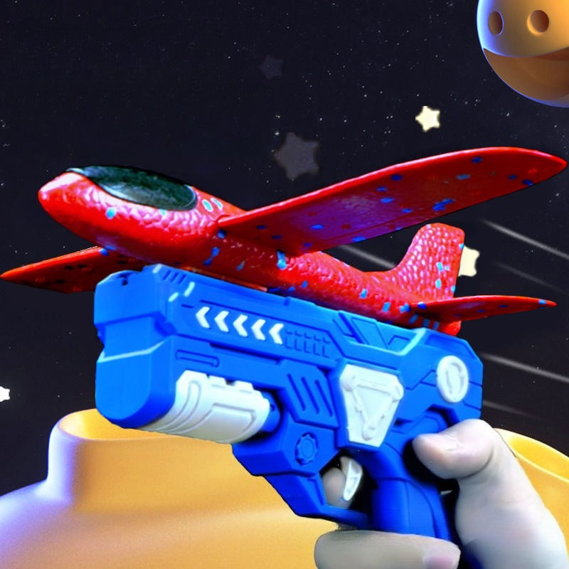 EPP Foam Catapult Plane Launcher, Outdoor Flying Toys for Kids Airplane Launcher Toys with 2 Flight Modes, Non Slip Grip