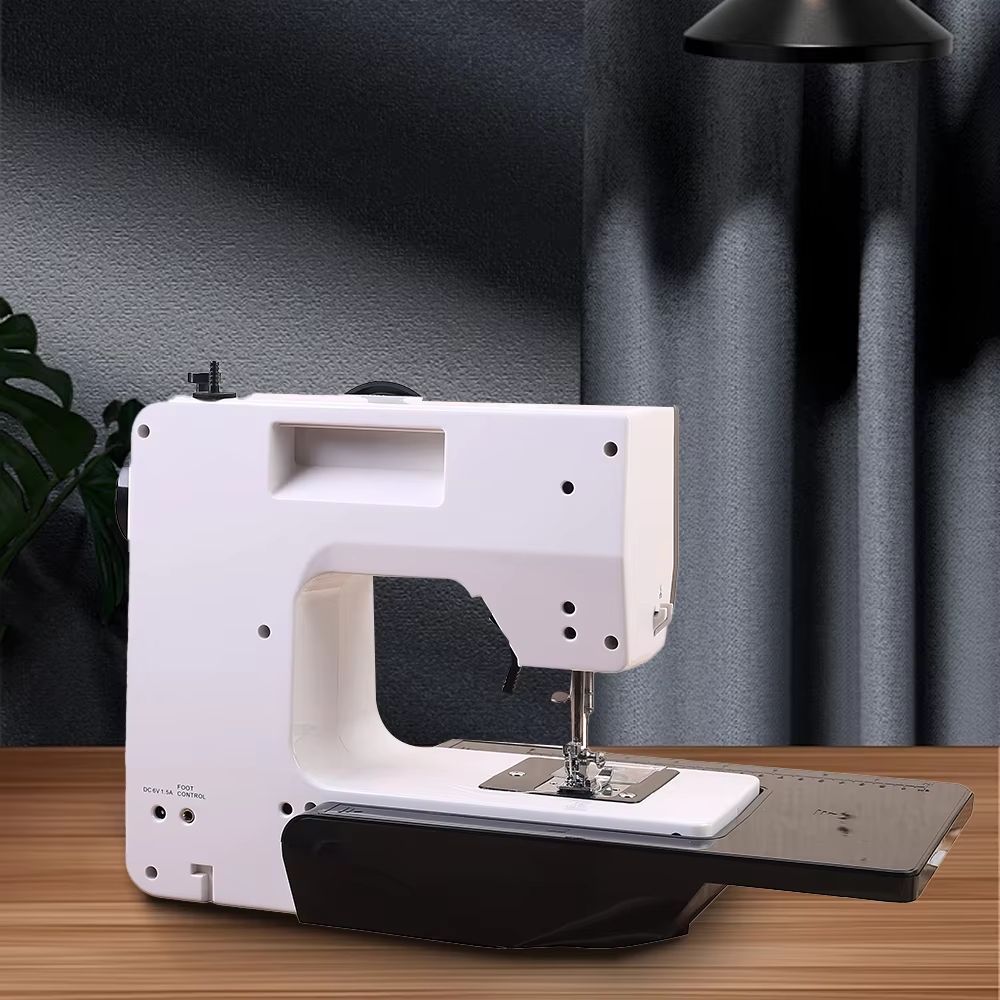 Portable Sewing Machine For Beginners  Compact Electric Repair Kit With 12 Stitches  Foot Pedal 3