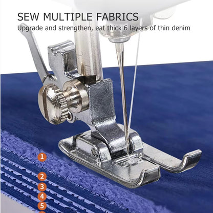 Portable Sewing Machine For Beginners  Compact Electric Repair Kit With 12 Stitches  Foot Pedal 4