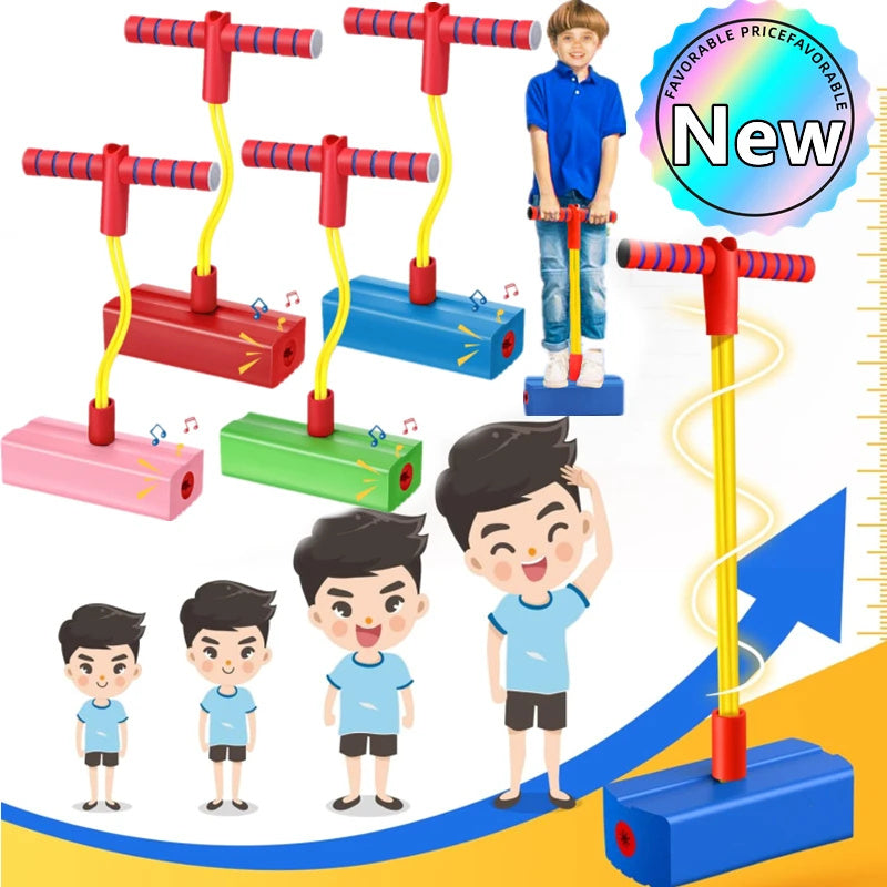 Frog Pogo Jumper Toy for Kid, Indoor Outdoor Exercise Bouncing Toys, Balance Training to Grow Taller, Birthday Christmas