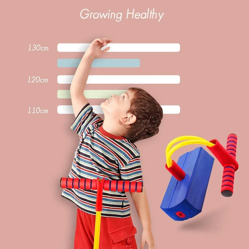 Frog Pogo Jumper Toy for Kid, Indoor Outdoor Exercise Bouncing Toys, Balance Training to Grow Taller, Birthday Christmas