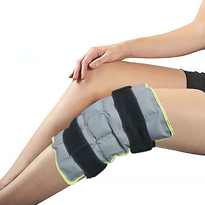 Heated Knee Pads Sports Pad, Ice Pack Wrap for Injuries, Water Self-absorbing Knee Physiotherapy Hot Compress