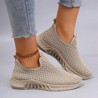 Womens Breathable Mesh Flats Summer Casual Sneakers 5